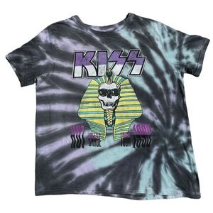 Kiss Tie Dye Graphic Shirt (S)